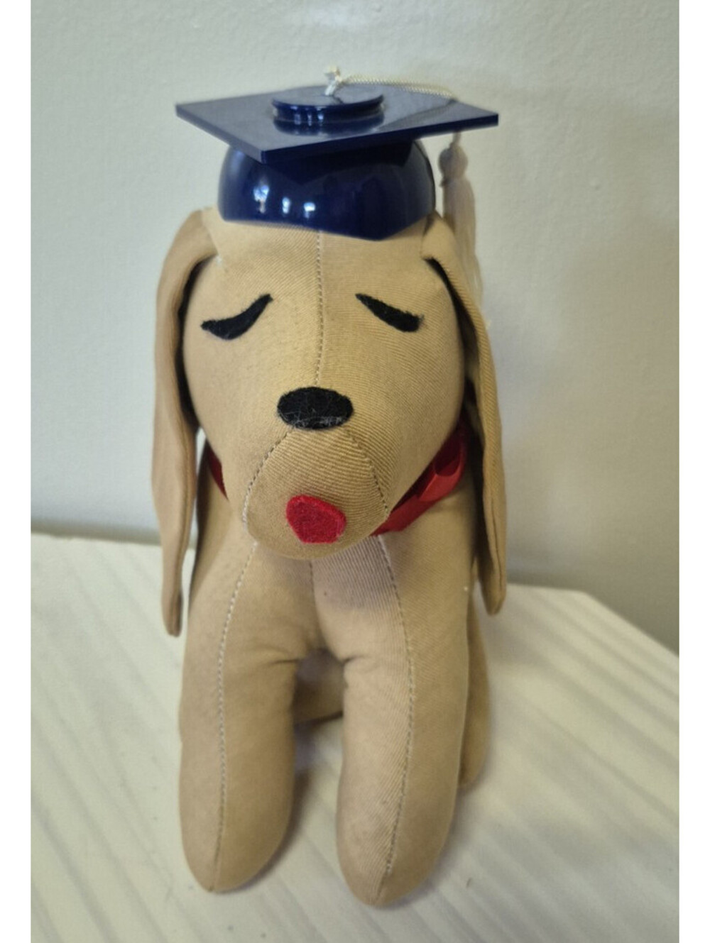 Vintage Avon ©1980 Autograph Hound Dog Stuffed Plush Animal for Graduation